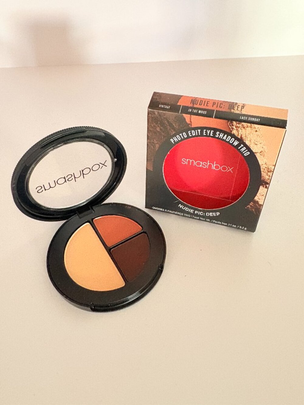 SMASHBOX Photo Edit Eye Shadow Trio Nudie Pic DEEP
